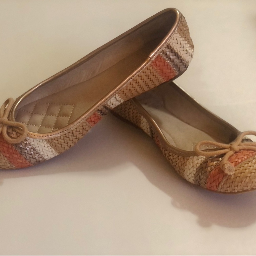 Vince Camuto Multi Colored Weave Pattern Ballet F… - image 5